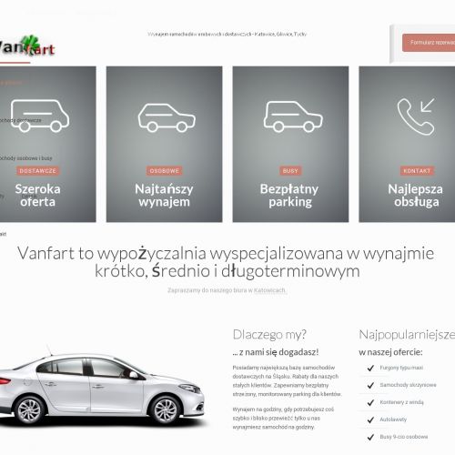 Wypożyczalnia samochodów dostawczych - Katowice