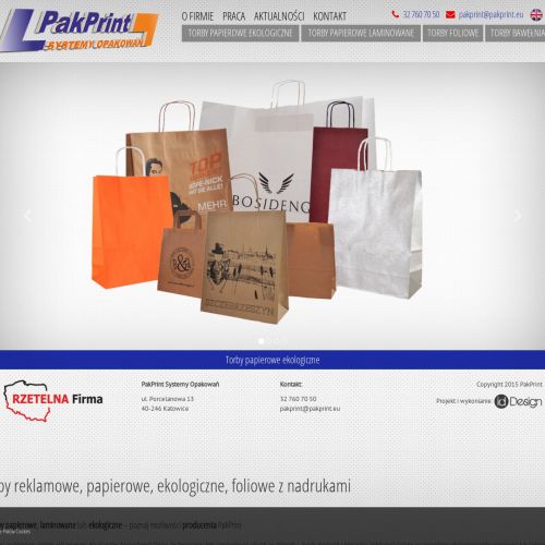 Toruń - torby laminowane z nadrukiem