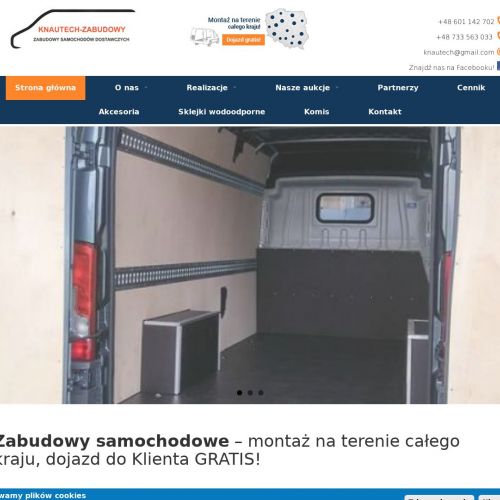 Zabudowa samochodów dostawczych - Katowice
