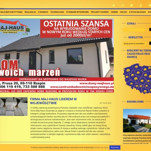 Indywidualne projekty domów lubuskie - Słubice