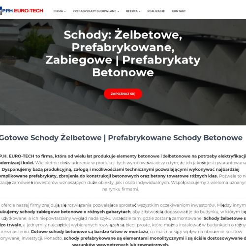 Warszawa - schody żelbetowe zewnętrzne