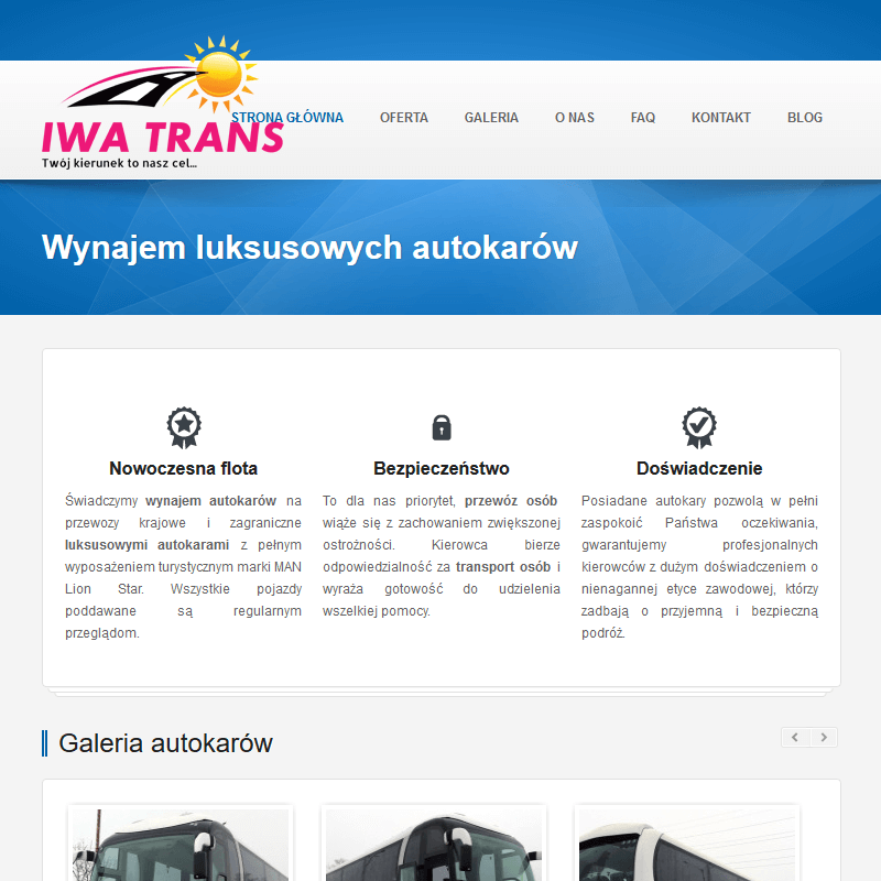 Nowoczesne autokary z klimatyzacją łódź w Łodzi