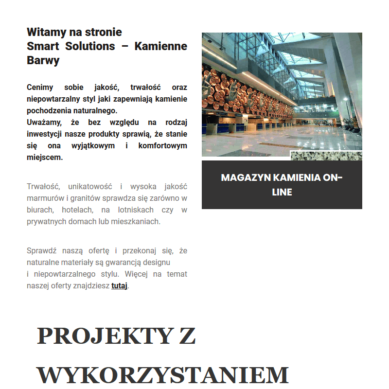 Hurtownia kamienia naturalnego w Warszawie