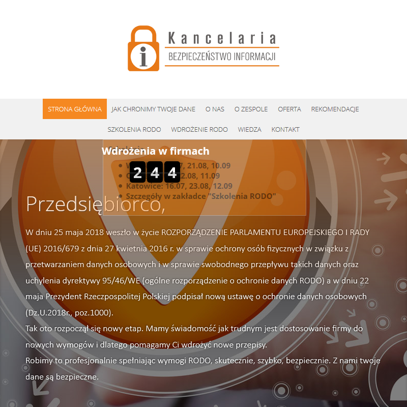 Ochrona danych osobowych Katowice