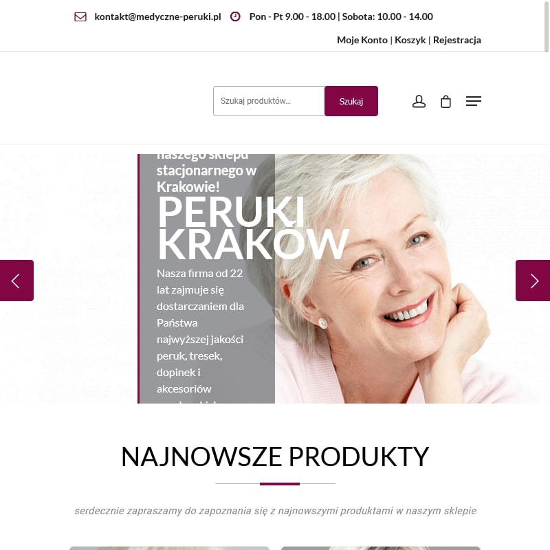 Peruka z naturalnego włosia - Kraków