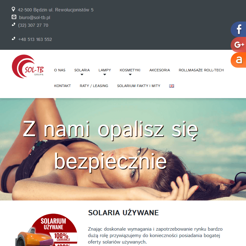Profesjonalny serwis solariów - Katowice